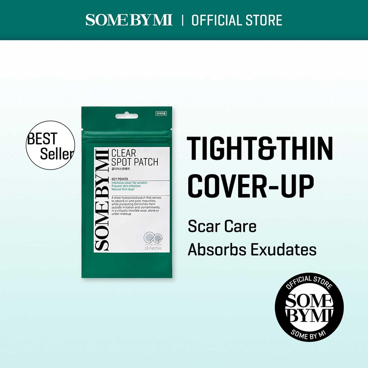 SOME BY MI 30 Days Miracle Clear Spot Patch - 18 Patches in 2 Sizes - view 3