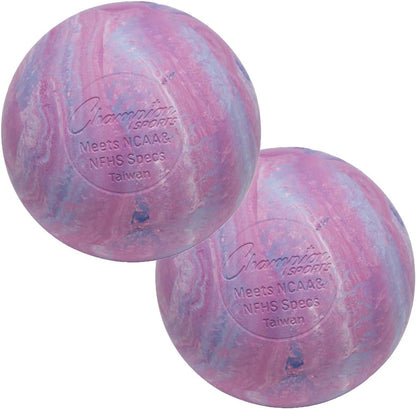 Champion Sports Official Lacrosse Balls, Pack of 2, Cosmic Swirl