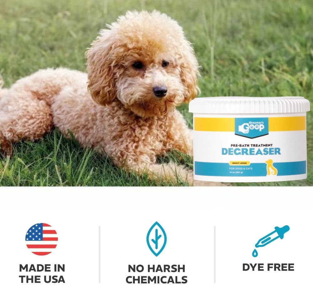 Groomer's GOOP Pre-Bath Pet Degreaser Cream 14 oz Can - view 4