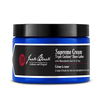 Jack Black Supreme Cream Triple Cushion Shave Lather 9.5 oz