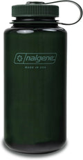 Nalgene 32 oz (1 Litre) Wide Mouth Water Bottle, Jade