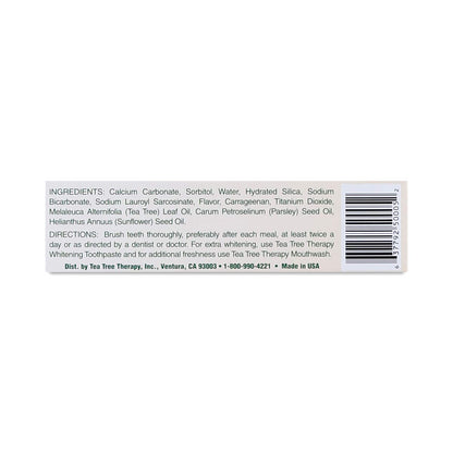 Tea Tree Therapy Toothpaste with Baking Soda, 5 oz, Pack of 2 - view 5