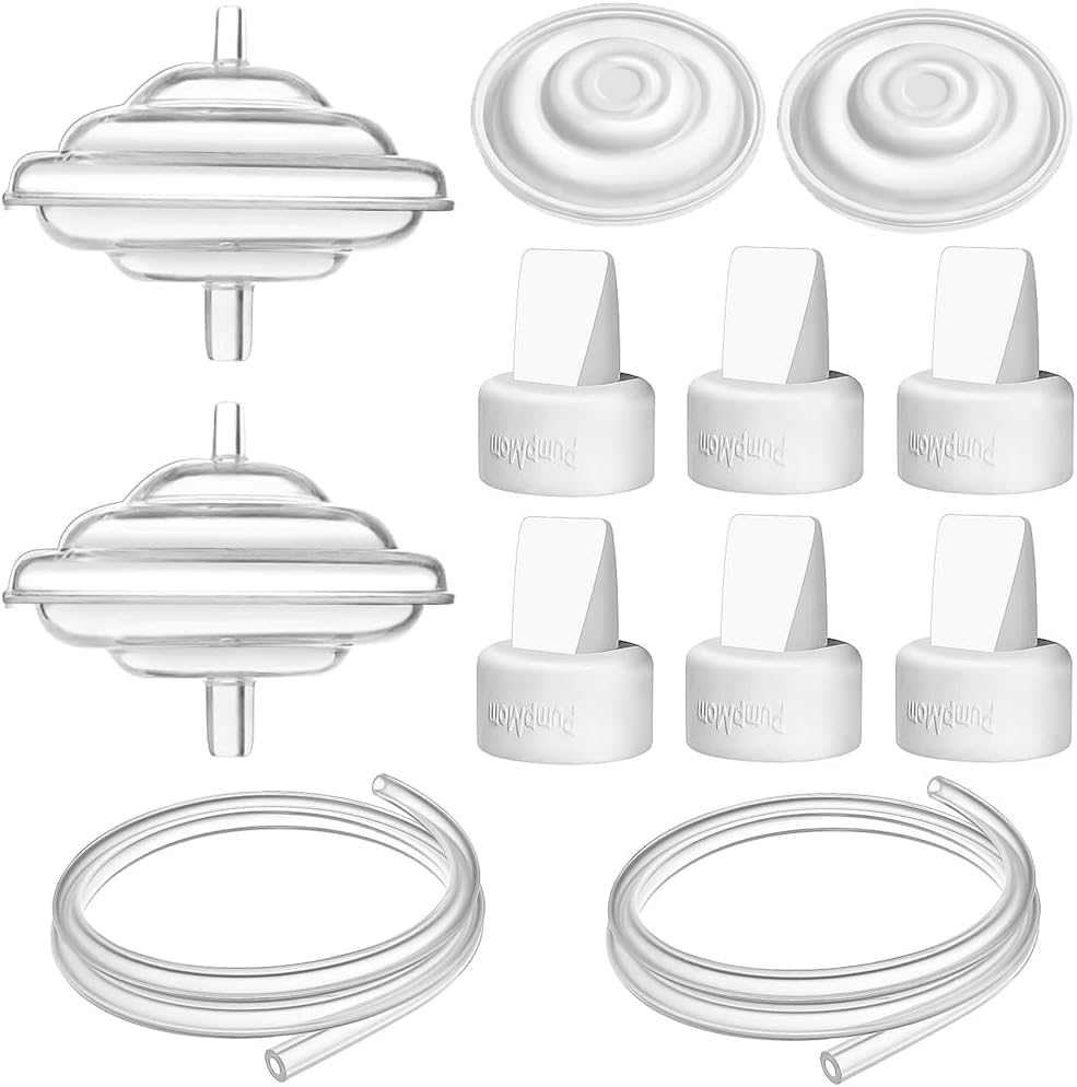 PumpMom Breast Pump Replacement Parts for Spectra S1, S2 and 9 Plus