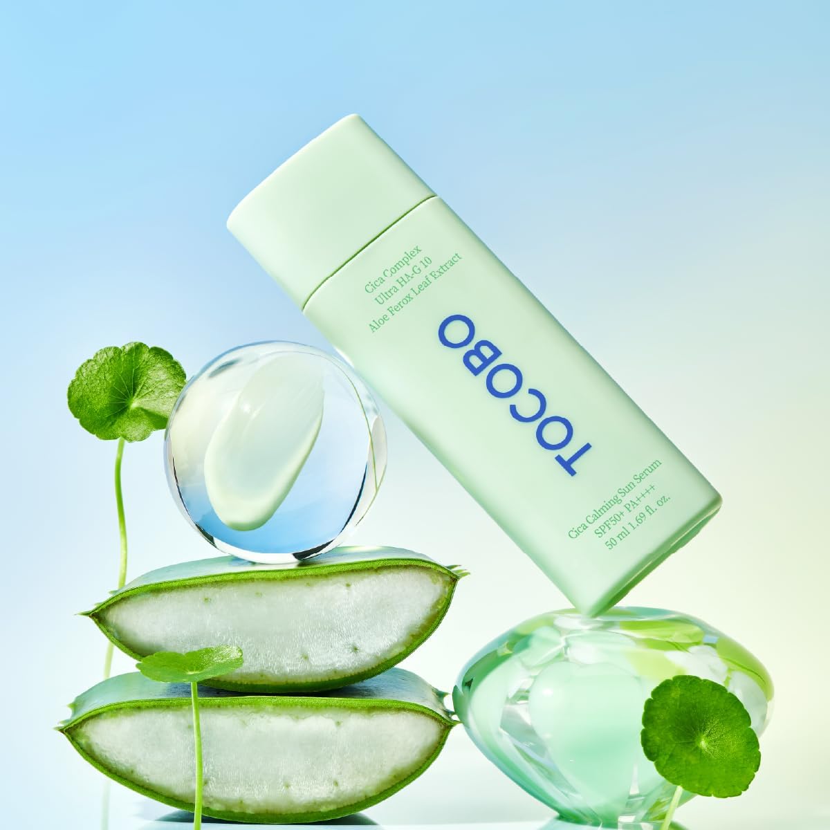 TOCOBO Cica Calming Sun Serum SPF50+ PA++++ 50 ml (1.7 fl oz) — alternate product view