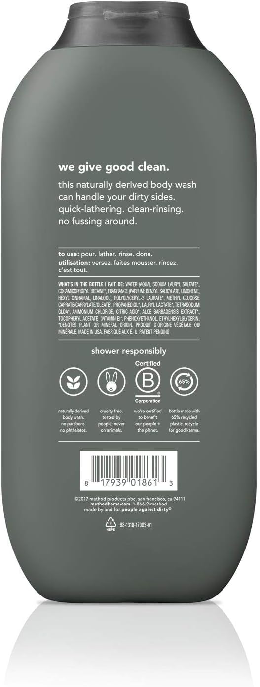 Method Men Body Wash Sea Surf 18 fl oz (532 ml) - view 3
