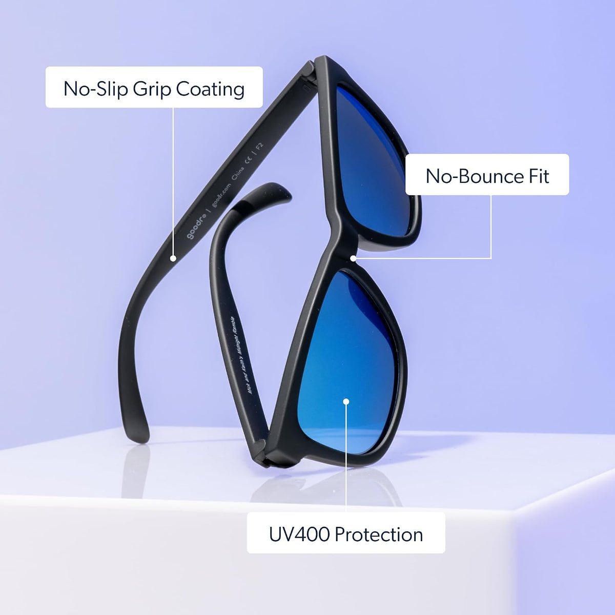 goodr Mick & Keith's Midnight Ramble Polarized Sunglasses - view 4