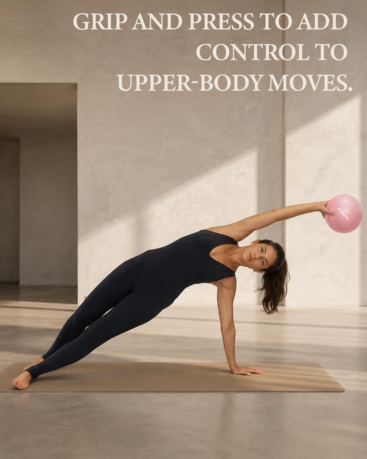 Trideer 9 Inch Pilates Ball with Inflation Straw - view 4