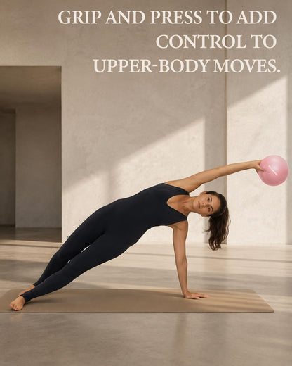 Trideer 9 Inch Pilates Ball with Inflation Straw - view 4