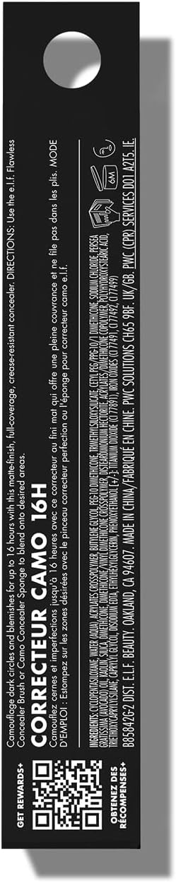 e.l.f. 16HR Camo Concealer - Fair Warm, 0.203 fl oz (6 ml) - view 2