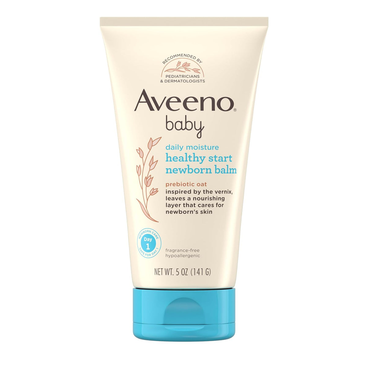 Aveeno Baby Healthy Start Newborn Balm, Fragrance-Free, 5 oz (140 g)