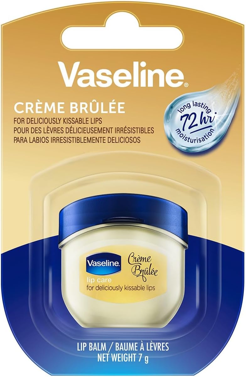 Vaseline Lip Therapy Mini Lip Balm Creme Brulee 0.25 oz — product view
