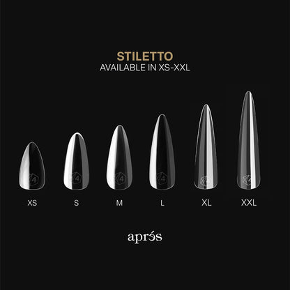 Après Gel-X Natural Stiletto Long Nail Tips Box, 280 Count - view 4