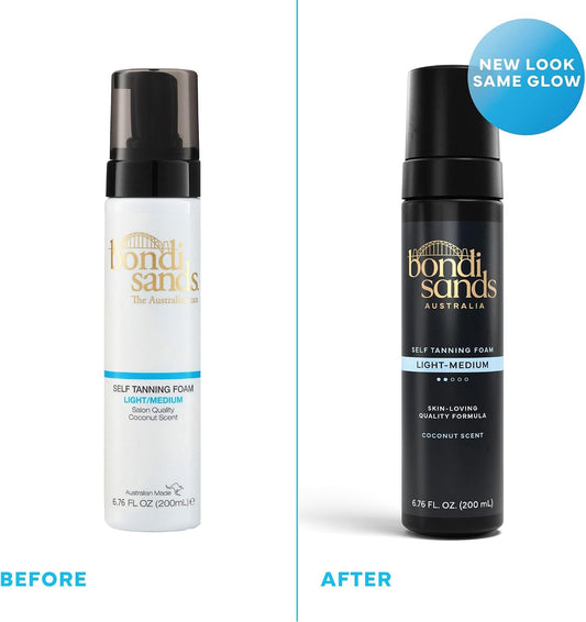 Bondi Sands Light/Medium Self-Tanning Foam, Coconut Scent, 200 ml - view 2