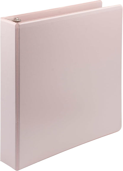 Samsill Plant-Based 1.5 Inch D-Ring View Binder, Light Pink