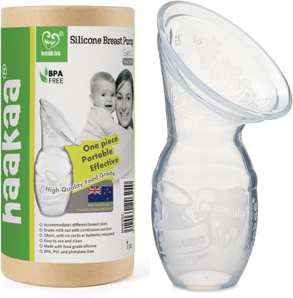 Haakaa Silicone Manual Breast Pump 4 oz