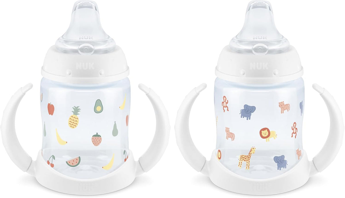 NUK Learner Cup, 5 oz, Fun Fruits and Animals, 6+ Months, Pack of 2 — product view