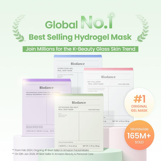 Biodance Sea Kelp Hydrogel Overnight Face Mask, 4 Pack - view 2