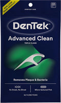DenTek Advanced Clean Floss Picks Mint, 90 Count
