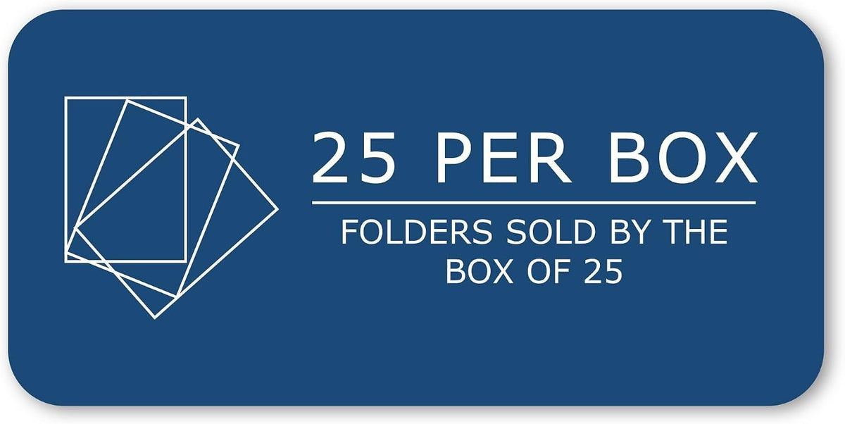 Roaring Spring Letter Size Two Pocket Folders, Dark Blue, Pack of 25 - view 3