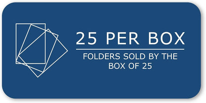 Roaring Spring Letter Size Two Pocket Folders, Dark Blue, Pack of 25 - view 3