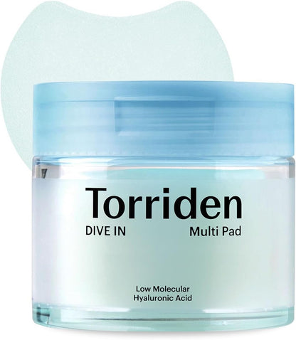 Torriden DIVE-IN Low Molecular Hyaluronic Acid Multi Pad, 80 Pads