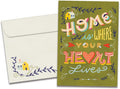 Tree-Free Greetings New Home Card, Home Is Where, 12.7 x 17.8 cm (5 x 7 Inch)
