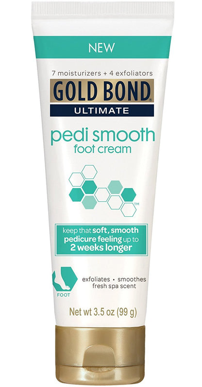 Gold Bond Pedi Smooth Foot Cream, 3.5 oz, Pack of 3