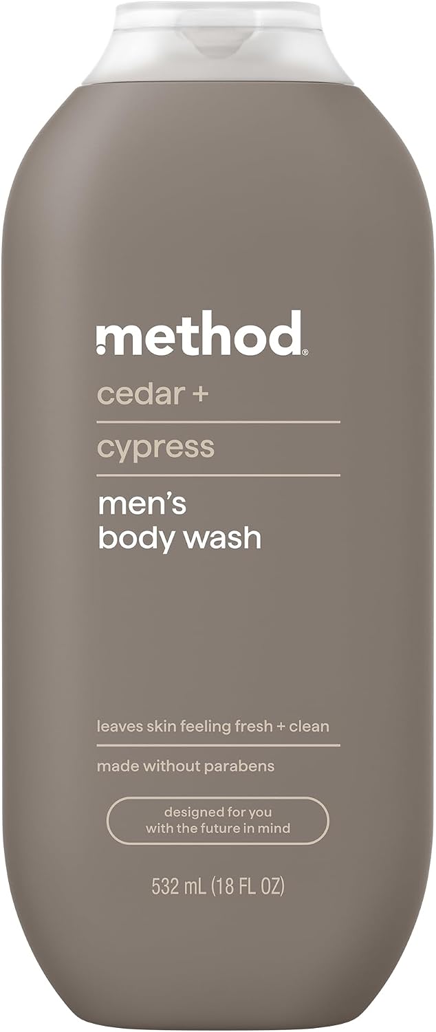Method Men Body Wash Cedar + Cypress 18 fl oz (532 ml) — product view