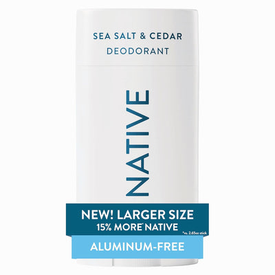 Native Aluminium-Free Deodorant, Sea Salt & Cedar, 3.1 oz