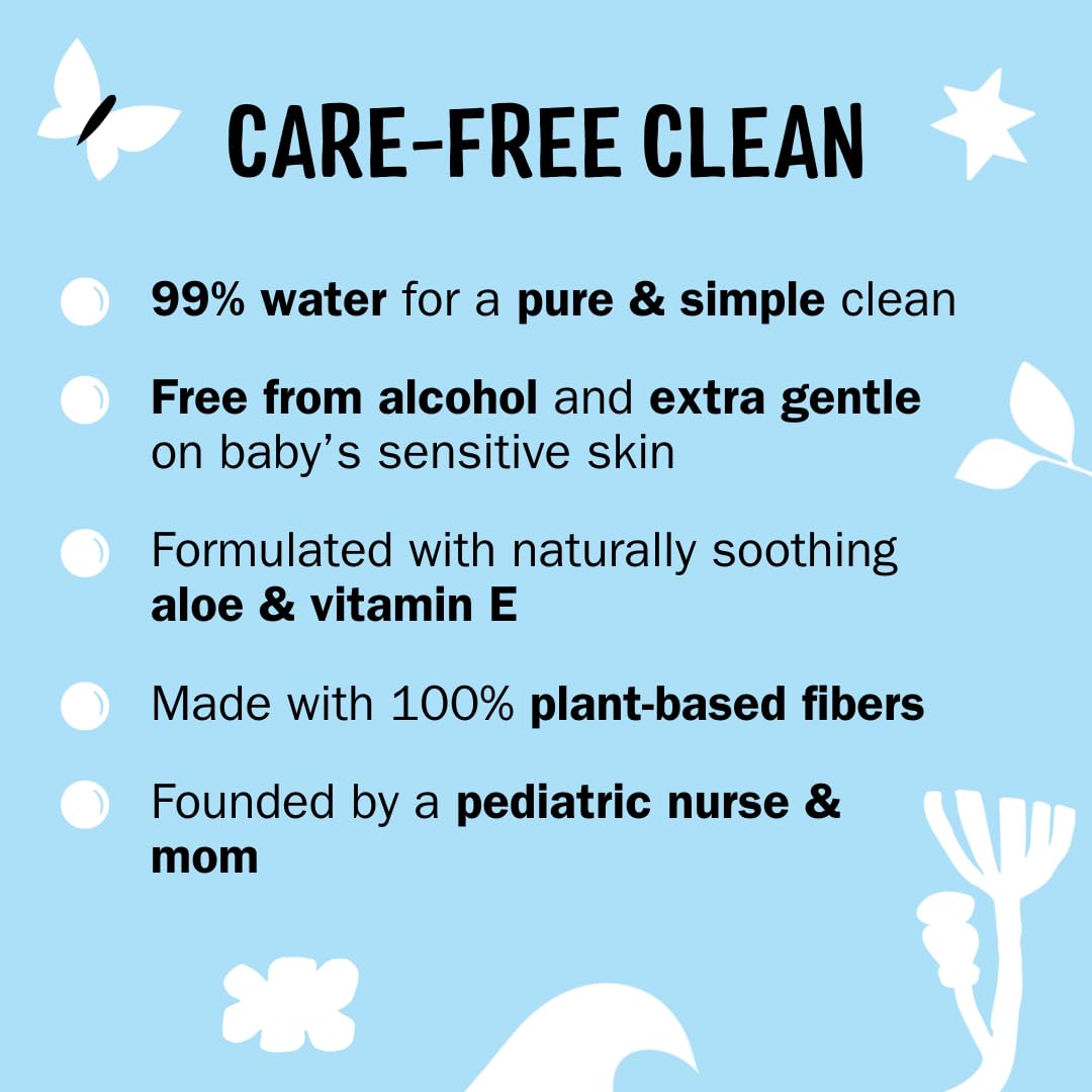 Molly's Suds Sensitive Clean Baby Wipes, Fragrance Free, 384 Wipes - view 2