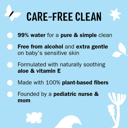 Molly's Suds Sensitive Clean Baby Wipes, Fragrance Free, 384 Wipes - view 2