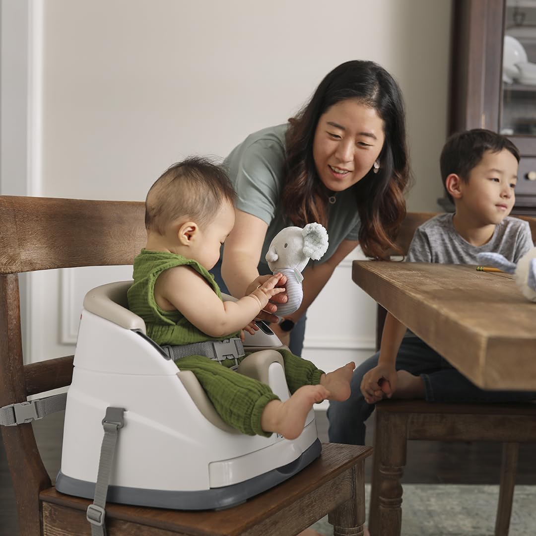 Ingenuity Baby Base 2-in-1 Booster Feeding and Floor Seat, Cashmere — alternate product view
