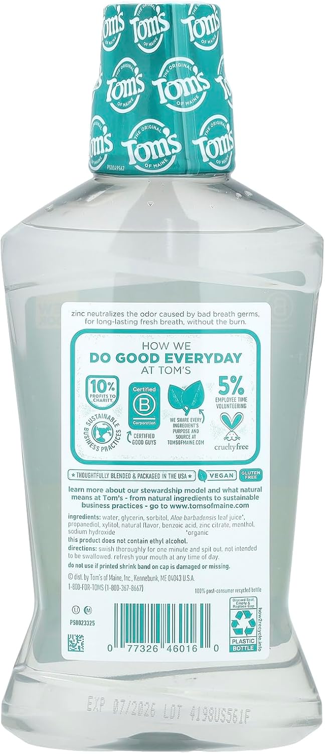 Tom's of Maine Wicked Fresh Mouthwash, Cool Mountain Mint, 16 fl oz - view 2