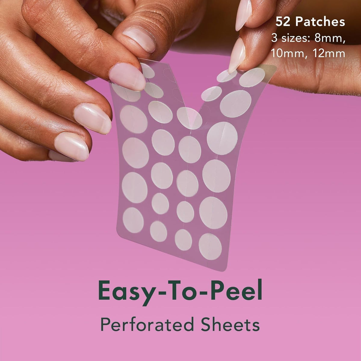 Rael Miracle Pimple Patches, Overnight Spot Cover, 52 Count, 3 Sizes — alternate product view