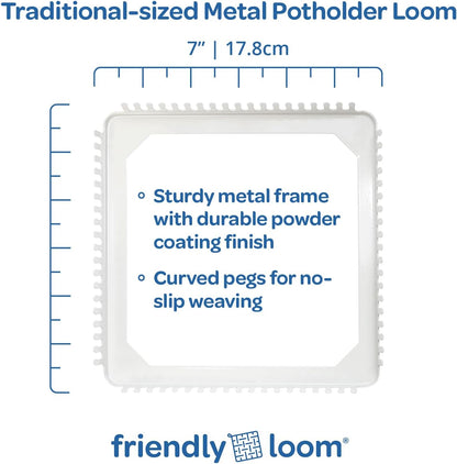 Harrisville Friendly Loom 7 Inch Traditional Potholder Loom Kit - view 3