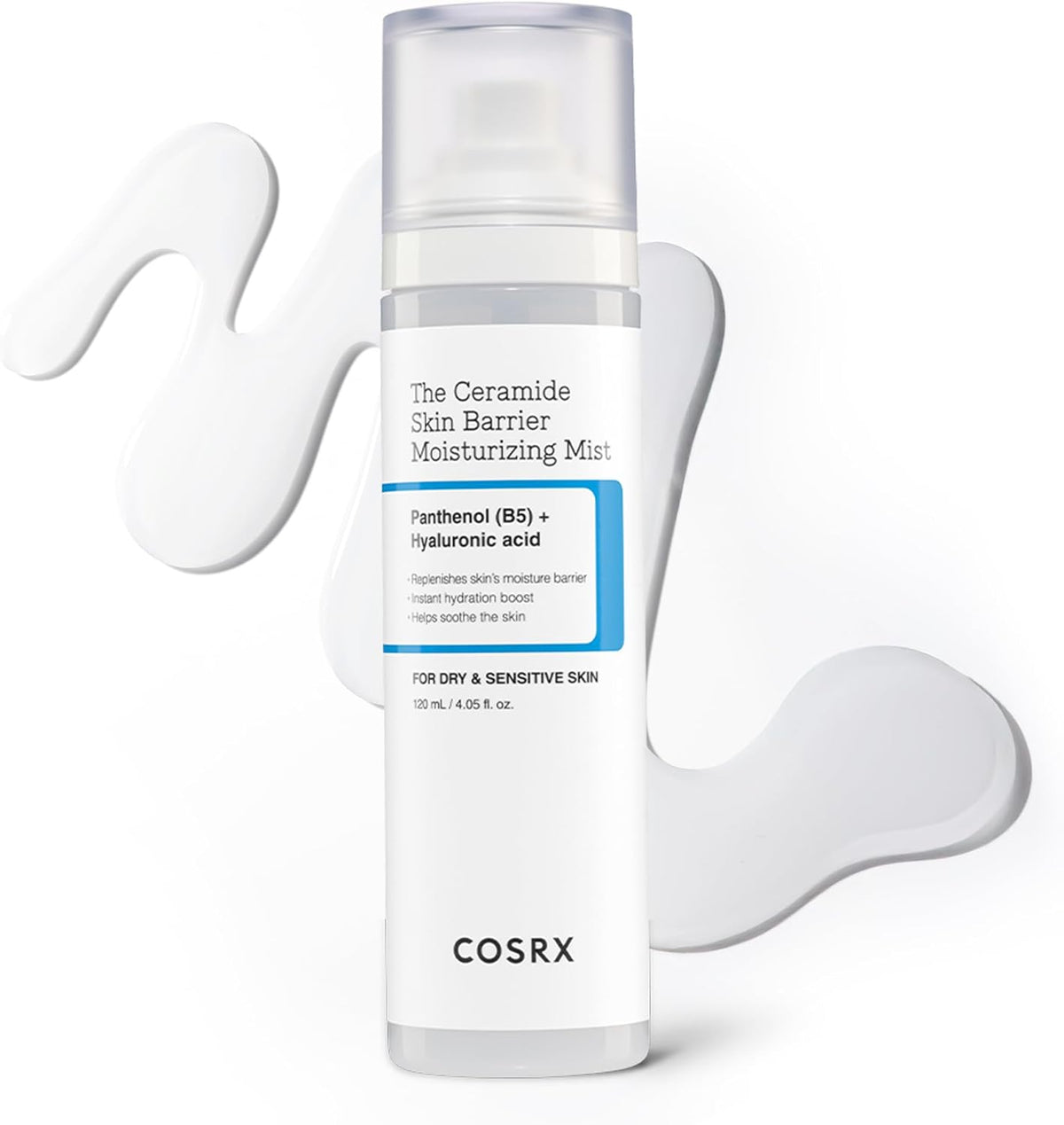 COSRX Barrier Cream Face Mist, Ceramide and Hyaluronic Acid, 120 ml (4.06 fl oz) — product view