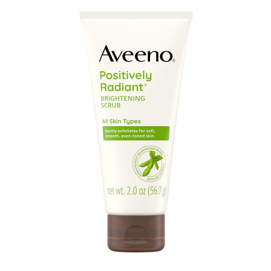 Aveeno Positively Radiant Exfoliating Daily Facial Scrub, 2 oz