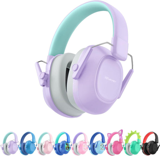 iClever EM01 Noise Reduction Ear Defenders for Kids and Adults