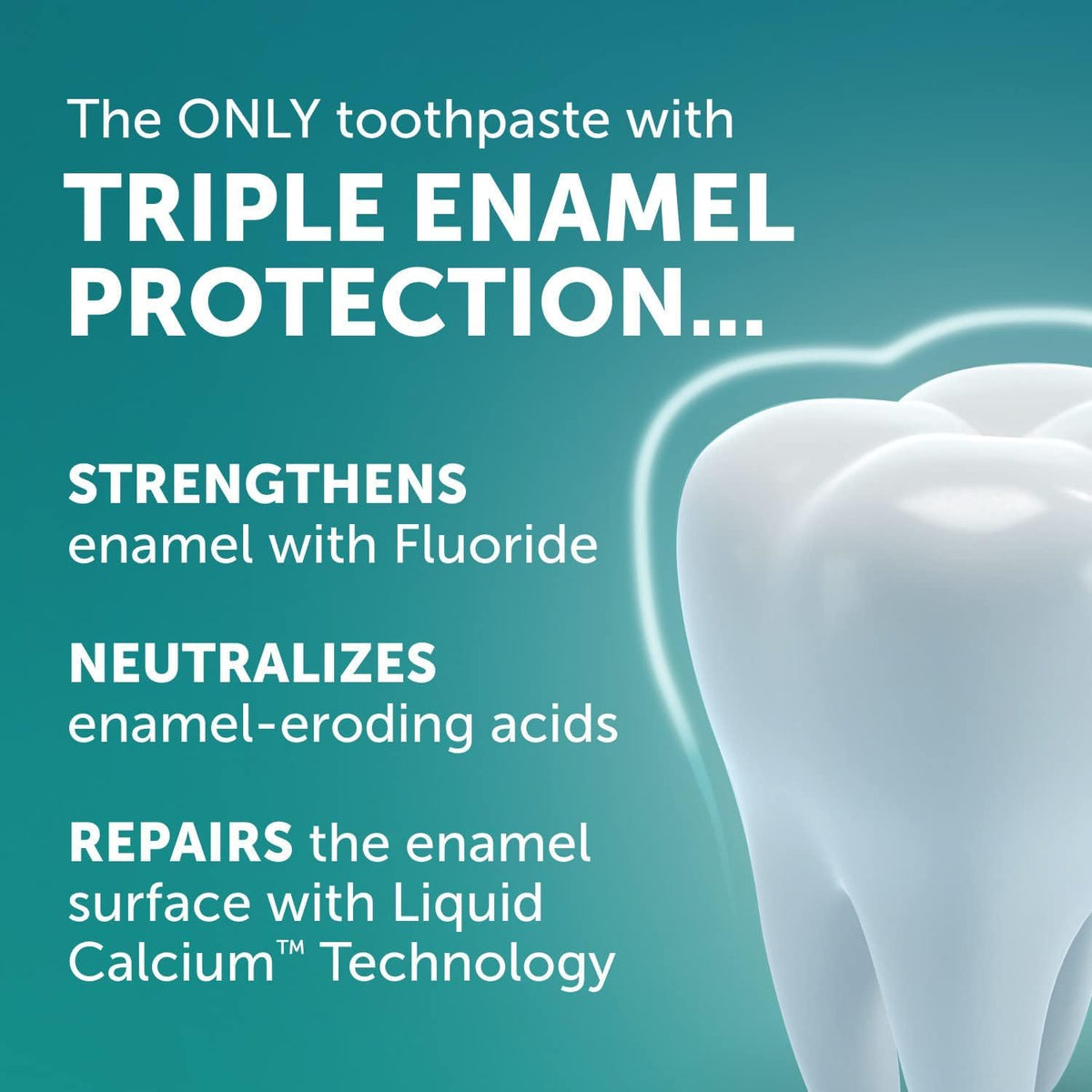 Arm & Hammer Truly Radiant Whitening & Enamel Toothpaste, Fresh Mint - view 3