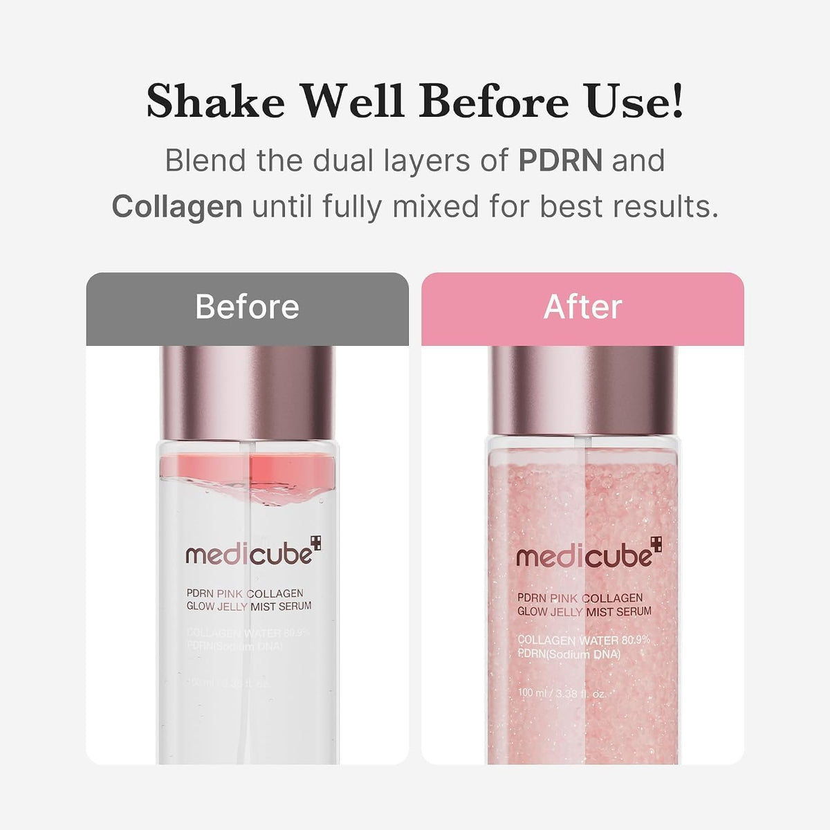 Medicube Jelly Mist Serum with Pink PDRN Collagen, 100 ml - view 6