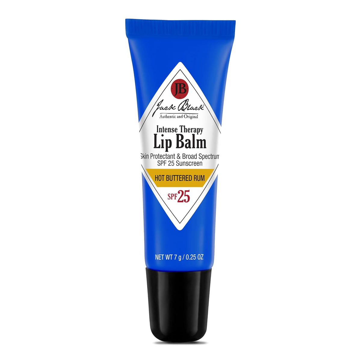 Jack Black Intense Therapy Lip Balm SPF 25, Hot Buttered Rum, 0.25 oz (7 g)