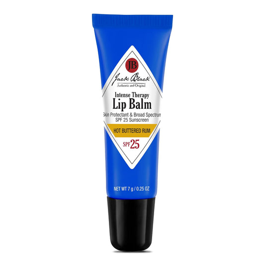 Jack Black Intense Therapy Lip Balm SPF 25, Hot Buttered Rum, 0.25 oz (7 g)