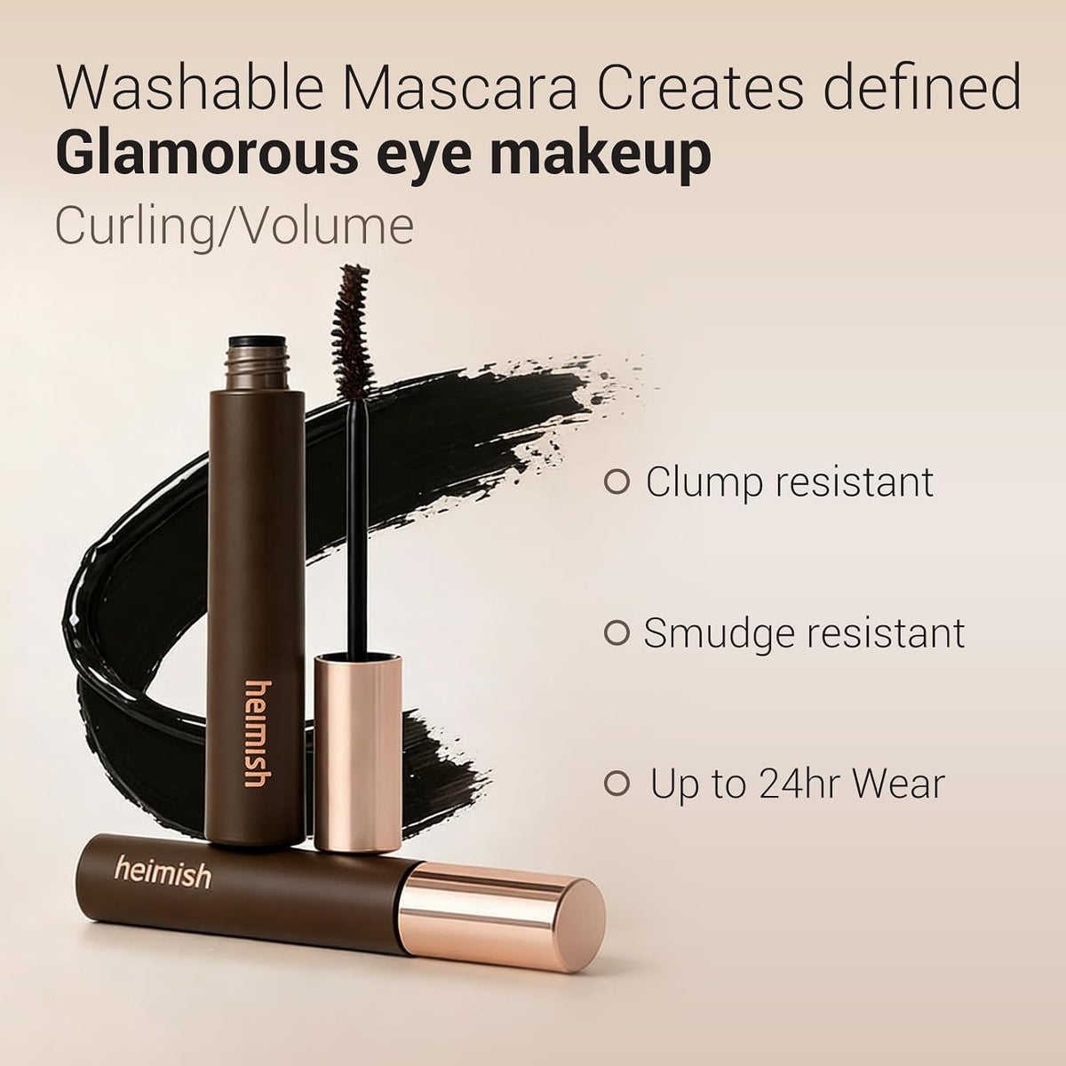 Heimish Dailism Smudge Stop Mascara Black Curling 9 g (0.3 oz) — alternate product view