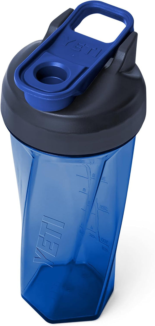 YETI Yonder 27 oz (737 ml) Leakproof Shaker Bottle, Royal Blue