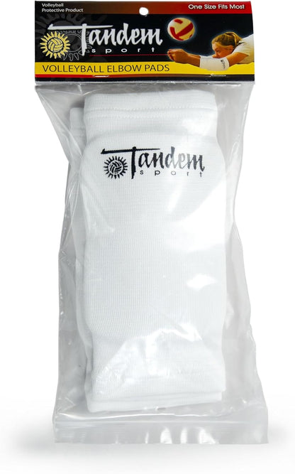 Tandem Sport Volleyball Elbow Pads, White, Pair - view 3