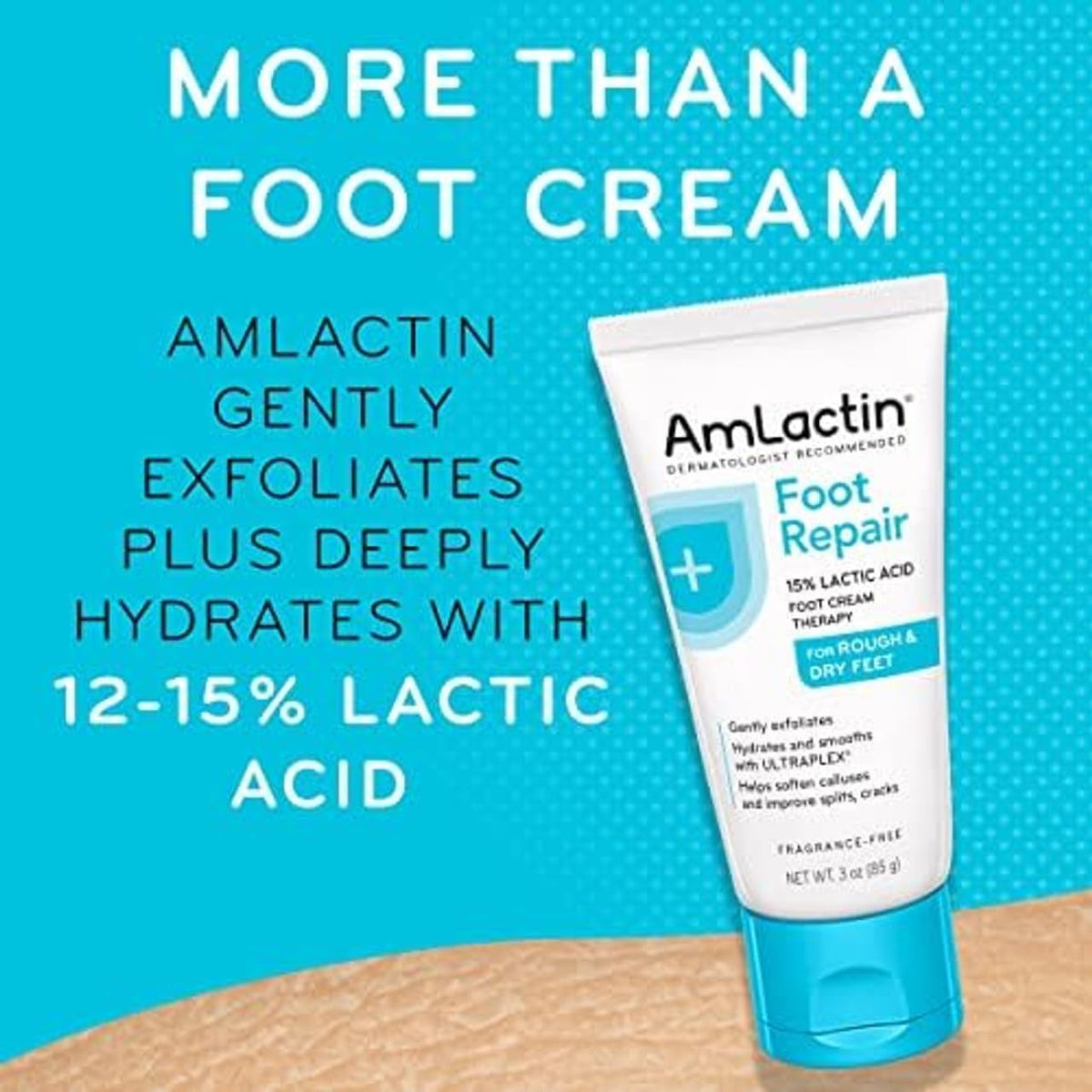 AmLactin Foot Cream Therapy, 3 oz, Pack of 2 - view 3