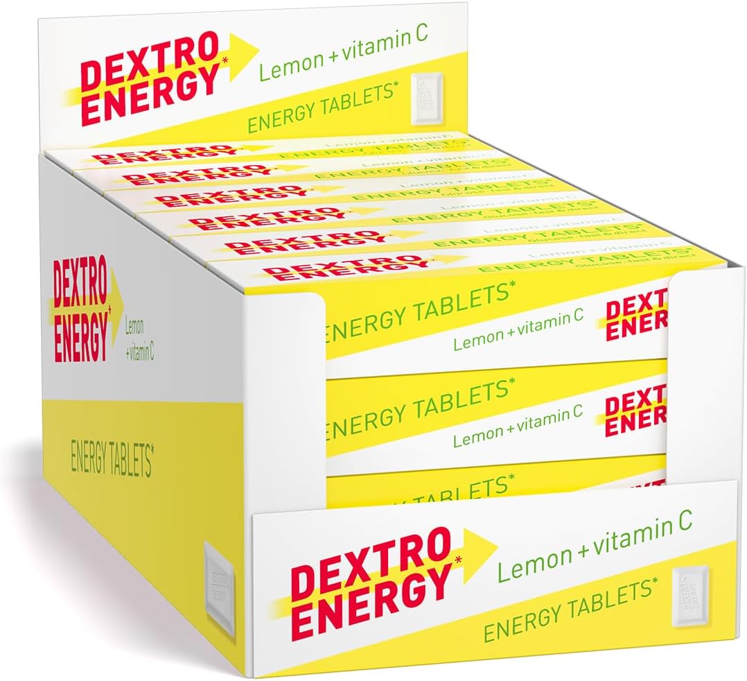 Dextro Energy Lemon Glucose Tablets 14 Count (Pack of 24)