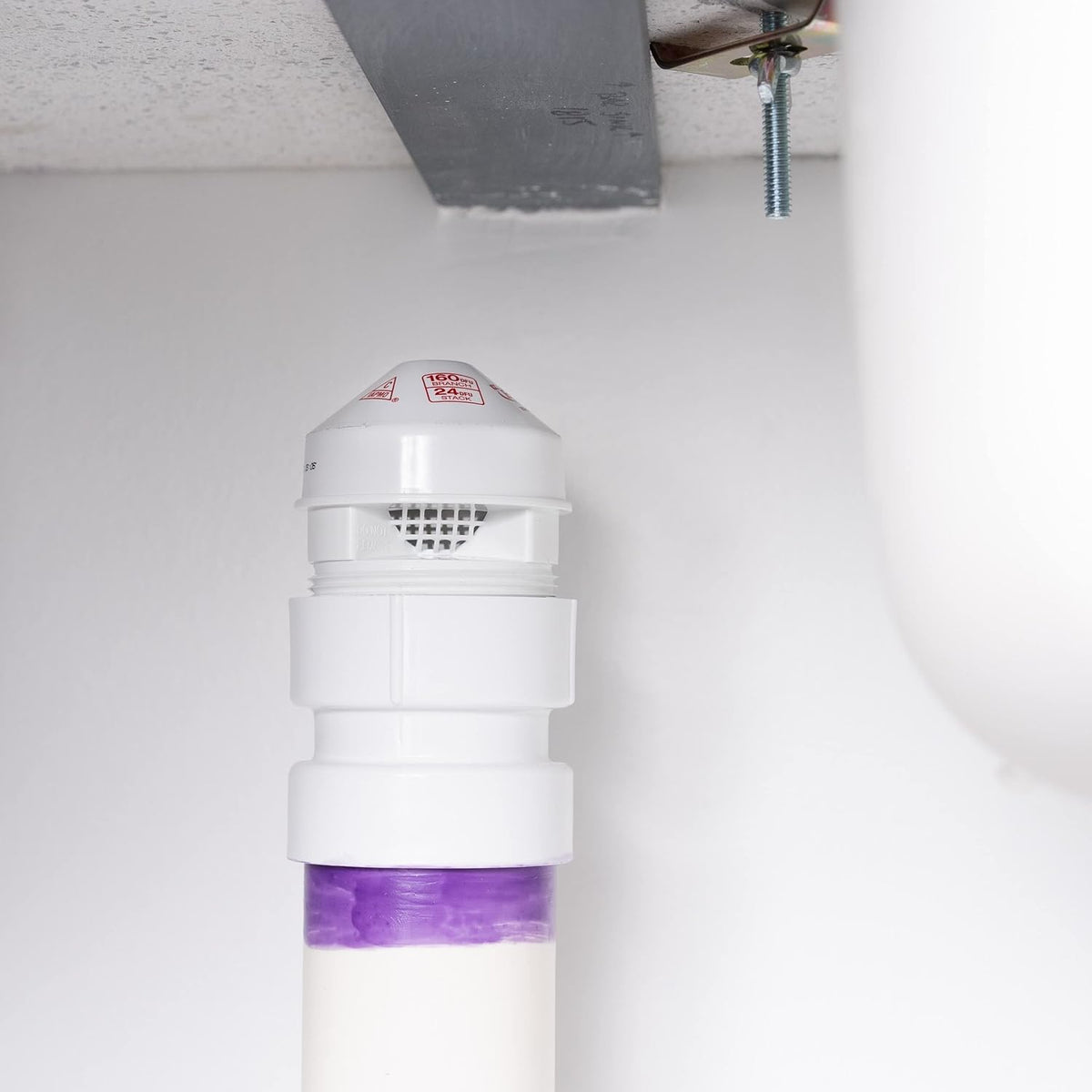 Oatey Sure-Vent Air Admittance Valve 1-1/2 to 2 in, with PVC Adapter — alternate product view