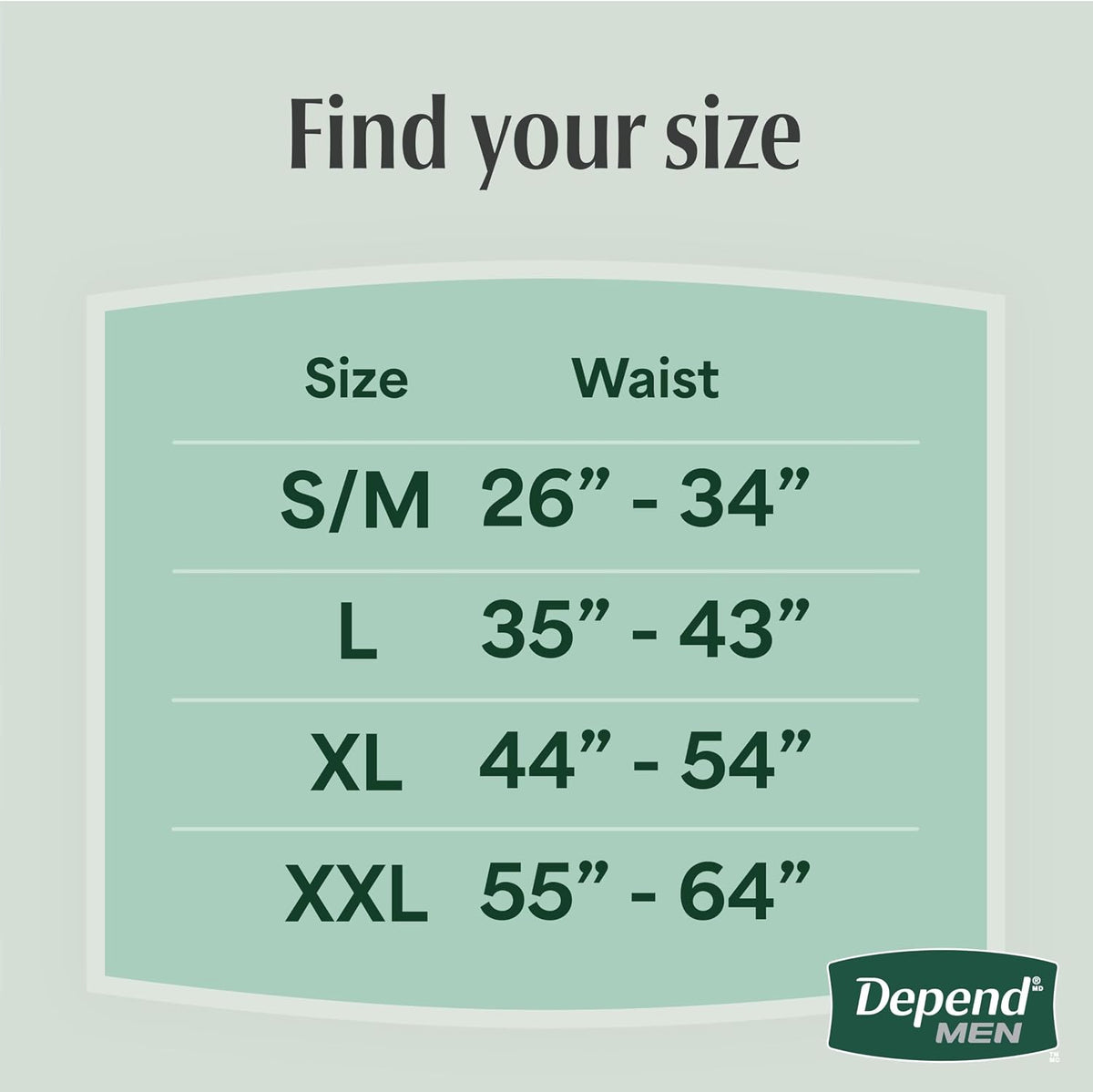 Depend Fresh Protection Incontinence Underwear for Men, Large, 72 Count - view 4