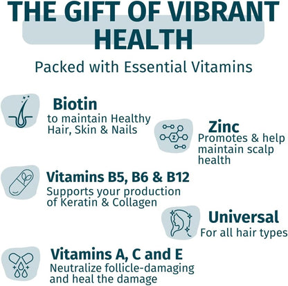 WEEM Vegan Biotin Hair, Skin and Nails Gummies, Extra Strength - view 4